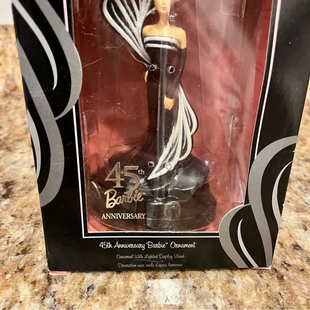 Barbie 45th Anniversary Lighted Fashion Model 2004 Hallmark Keepsake Ornament